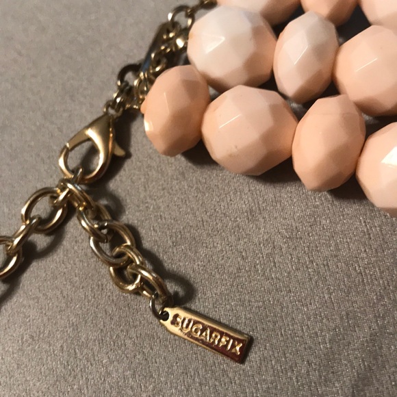 Sugarfix Bubblegum Faceted Beaded Layer Necklace - Picture 2 of 5